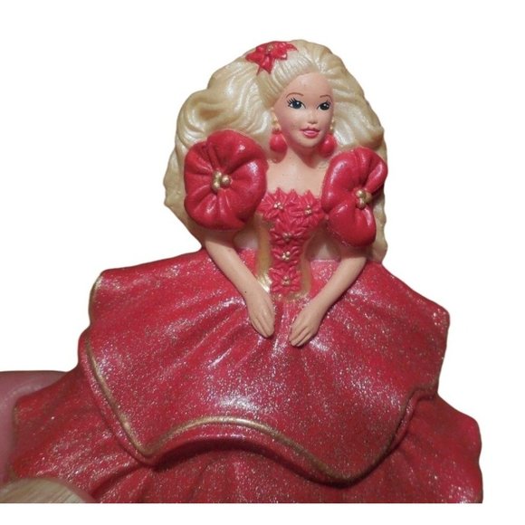 Hallmark/ Mattel Barbie Christmas Pin/ Brooch 1995 - Picture 10 of 10